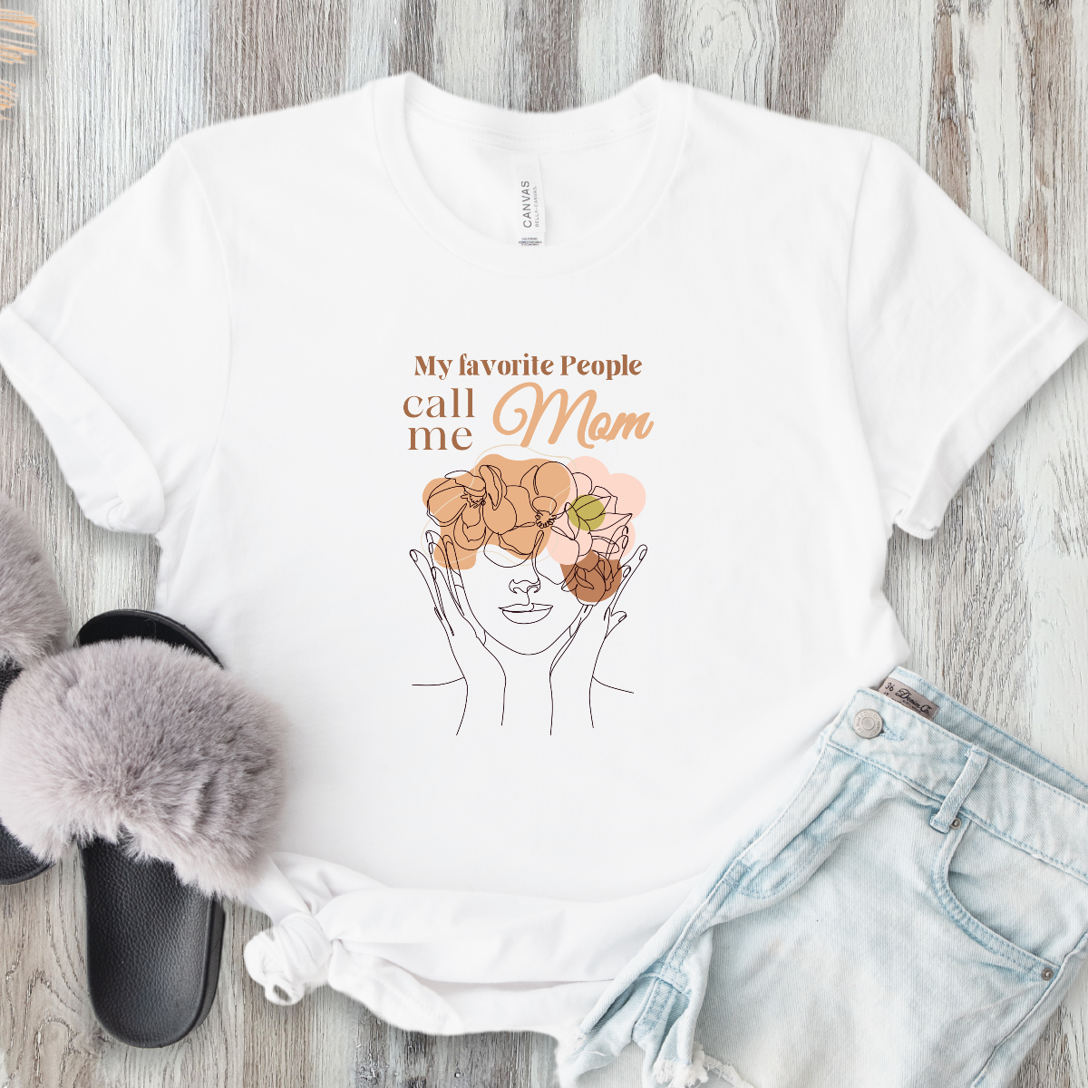My Favorite People Call Me Mom Tee - Adult Tee