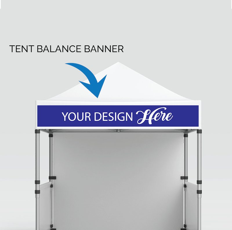 Custom Tent Vinyl Valance Banner