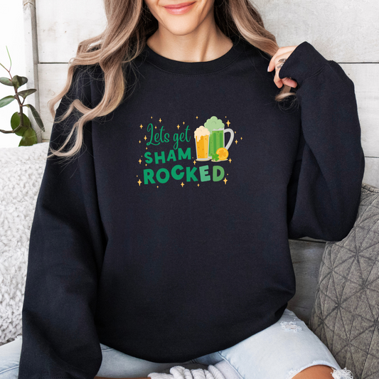 Lets Get Shamrocked Crewneck - Adult Crewneck
