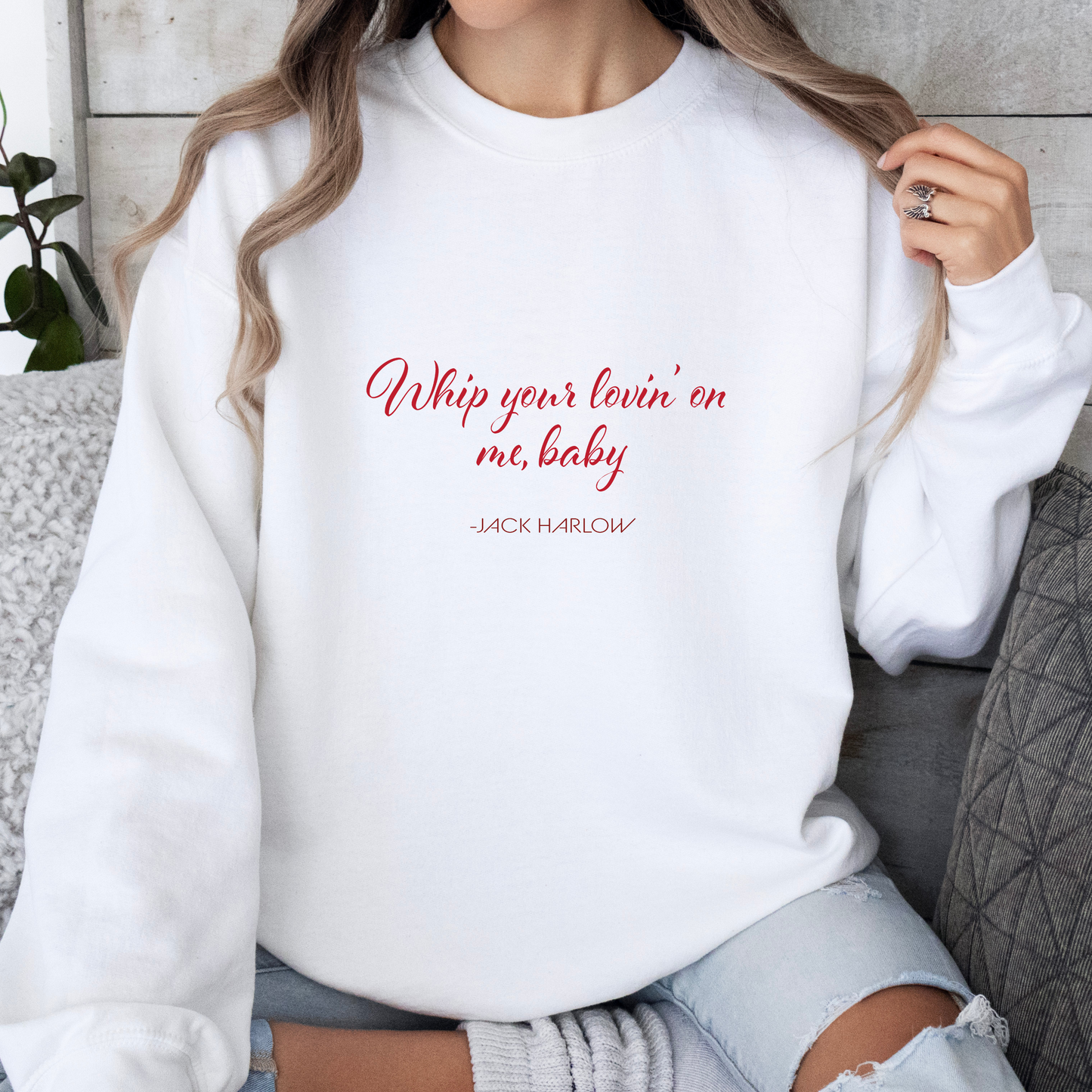 Whip Your Lovin' on Me Crewneck - Adult Crewneck