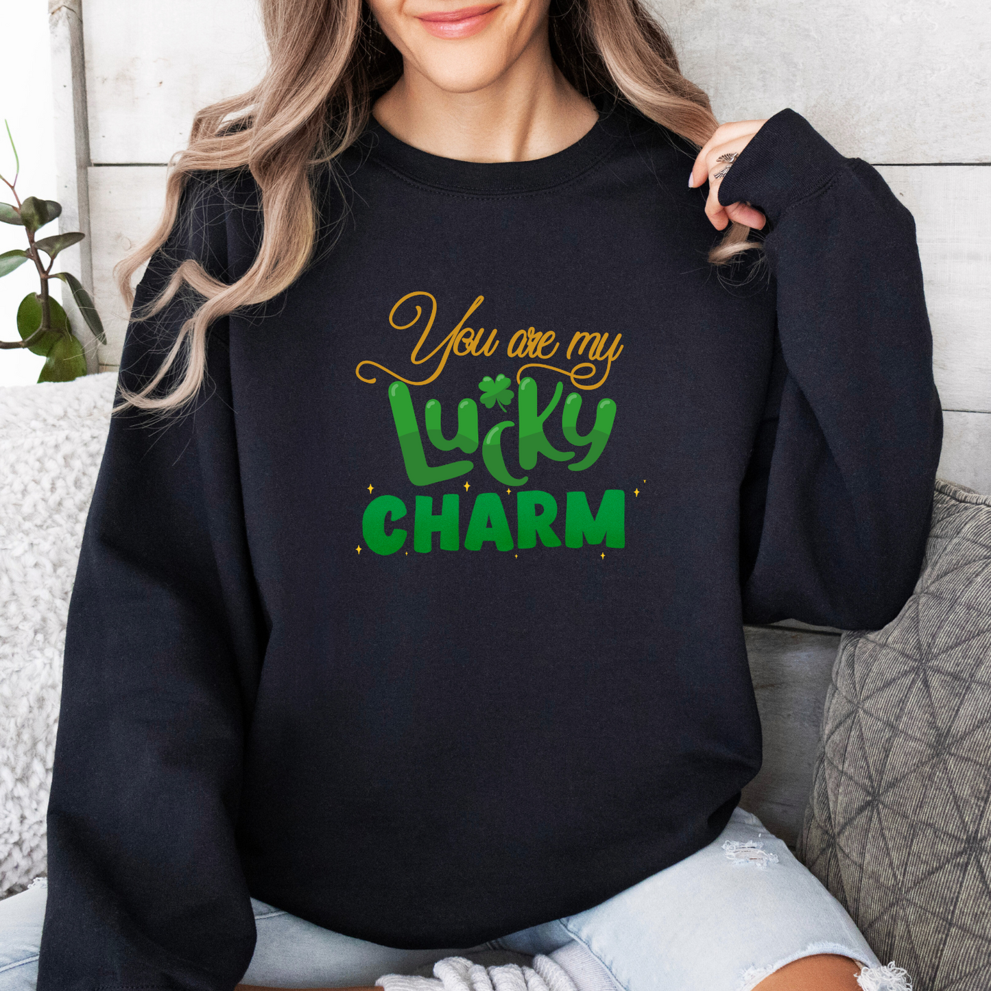 You Are My Lucky Charm Tee Crewneck - Adult Crewneck