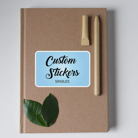 Rectangular Sticker Singles