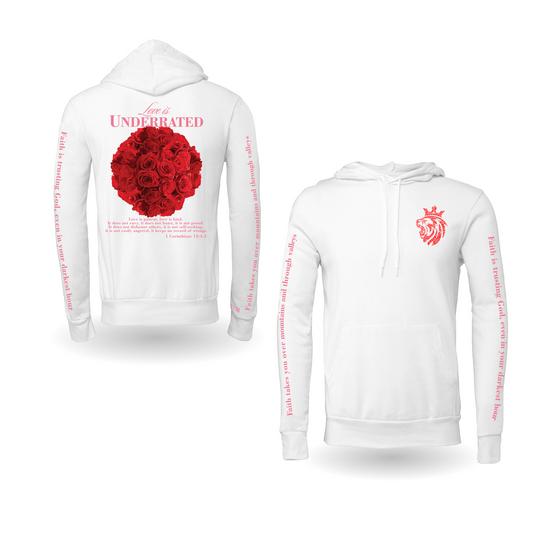 Limited Edition Love is Underrated Hoodie - White